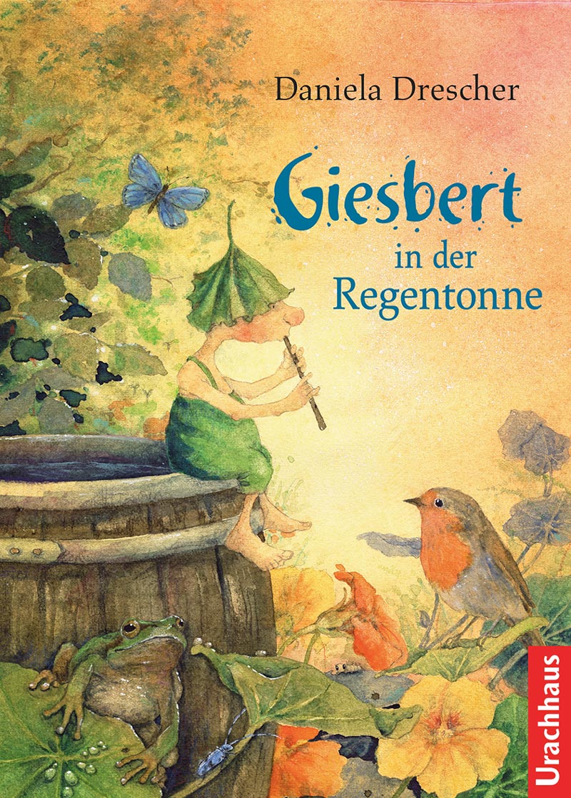 Giesbert in der Regentonne
